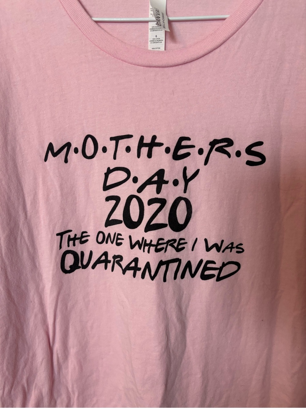 Bella Canvas Pink Mother's Day 2020 Graphic Tee - Picture 2 of 4